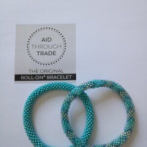 Fair Trade - Aid Through Trade Roll On Bracelets - Set of 2